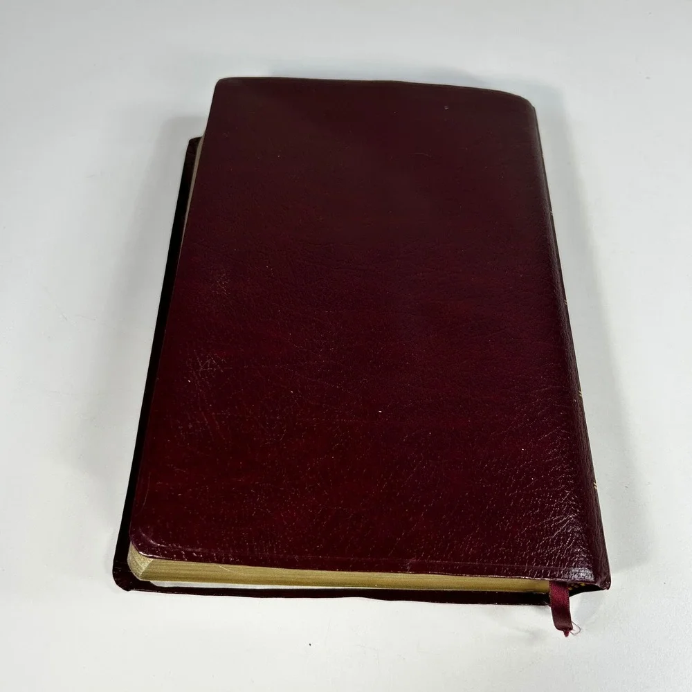 Santa Biblia Holy Bible Reina Valera 1960 KJV Holman Burgundy Indexed Leather‎